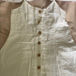 White Cross Back Urban Outfitters Dress